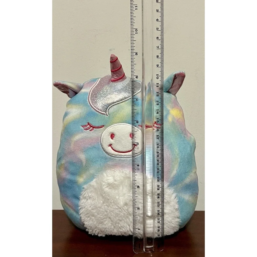 Squishmallows 8 Inch Feodora the Unicorn Scented Tie Dye Plush Fuzzy‎ Belly 2021